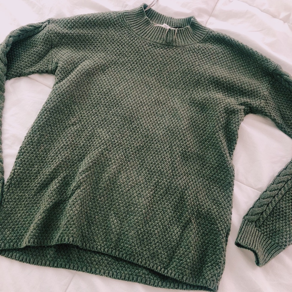 Green Knit Sweater